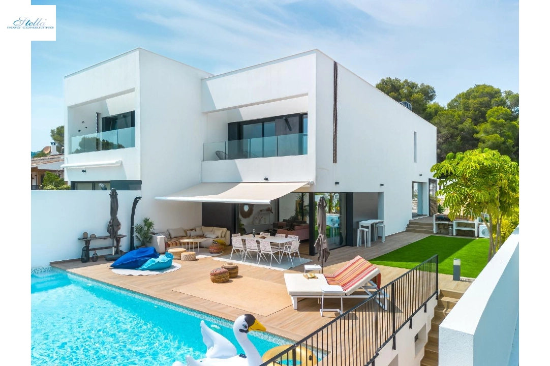 villa en Moraira en vente, construit 182 m², aire acondicionado, terrain 500 m², 4 chambre, 3 salle de bains, piscina, ref.: AM-12207DR-39