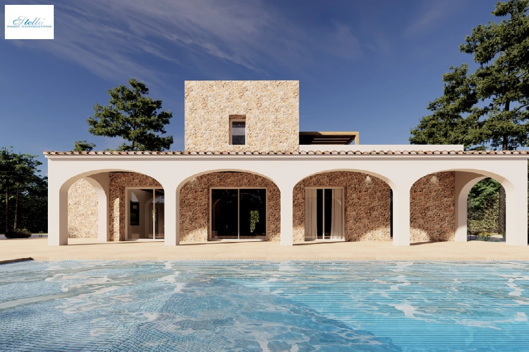 finca en Benissa en vente, construit 305 m², ano de construccion 2024, aire acondicionado, terrain 10000 m², 3 chambre, 3 salle de bains, piscina, ref.: AM-12208DA-1