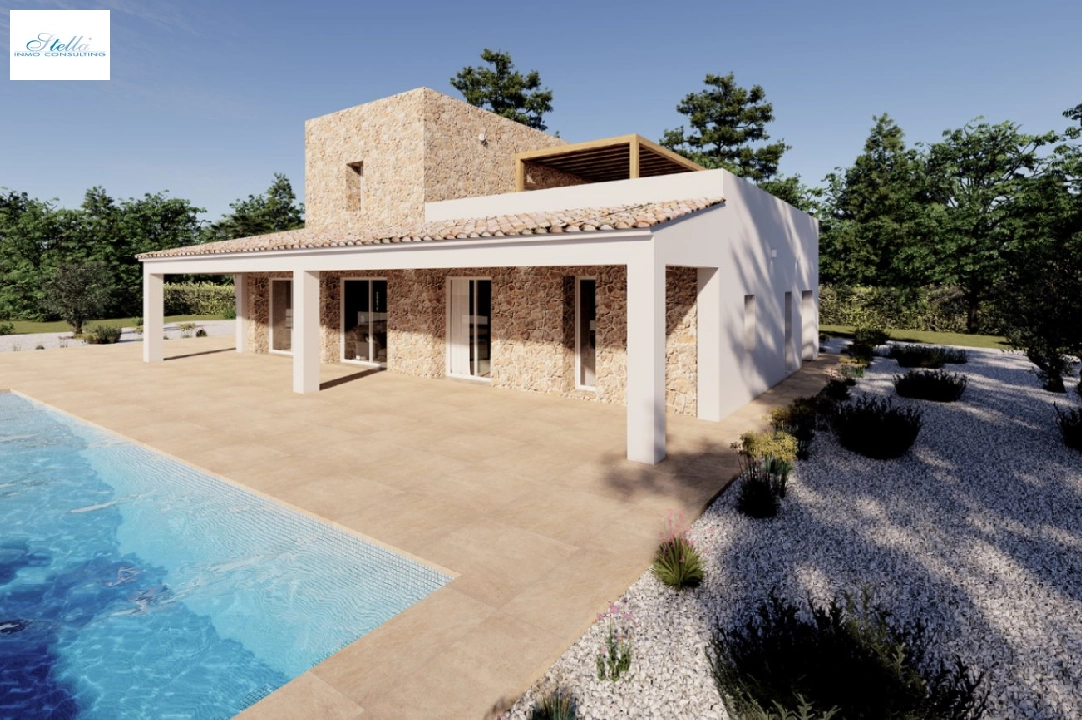 finca en Benissa en vente, construit 305 m², ano de construccion 2024, aire acondicionado, terrain 10000 m², 3 chambre, 3 salle de bains, piscina, ref.: AM-12208DA-5