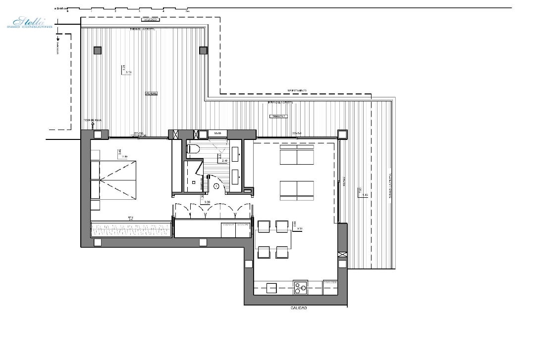 villa en Benitachell en vente, construit 691 m², ano de construccion 2024, aire acondicionado, terrain 1168 m², 4 chambre, 6 salle de bains, piscina, ref.: AM-12233DA-30