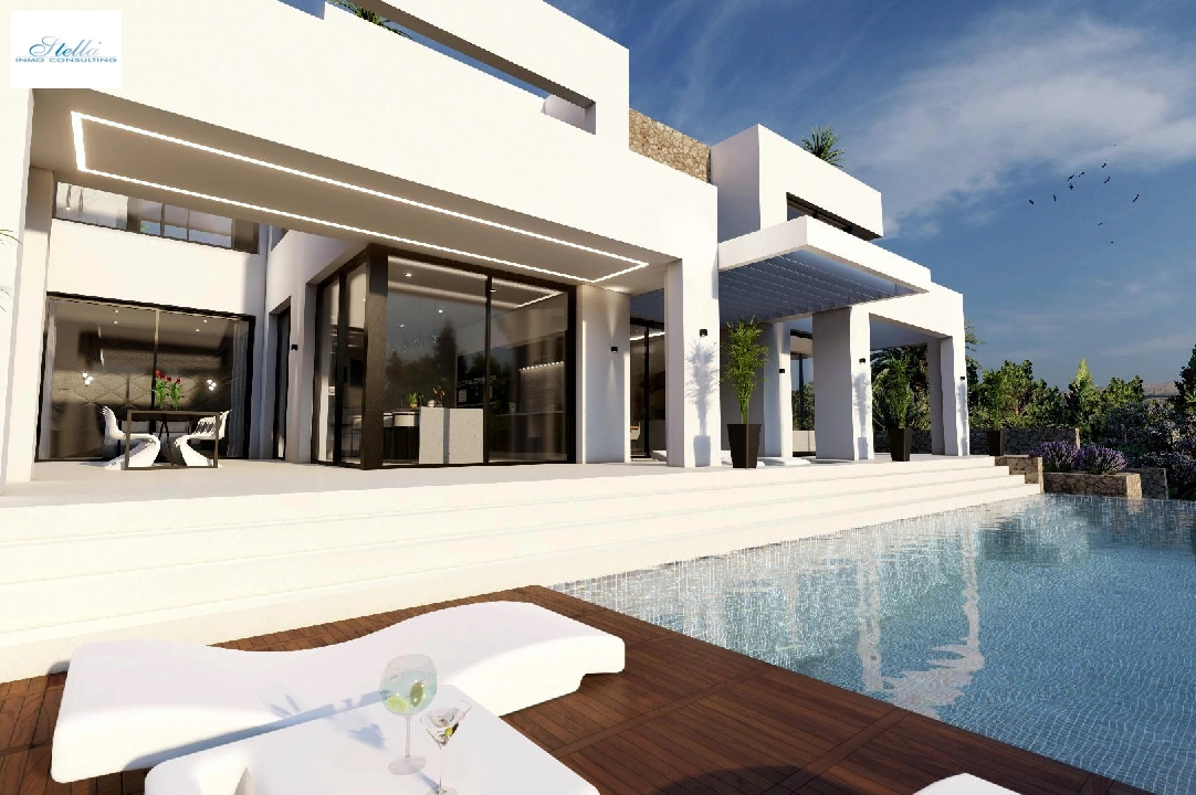 villa en Benissa en vente, construit 547 m², ano de construccion 2024, aire acondicionado, terrain 1347 m², 4 chambre, 3 salle de bains, piscina, ref.: AM-12239DA-10