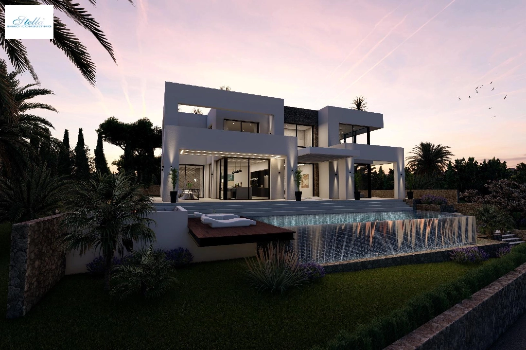 villa en Benissa en vente, construit 547 m², ano de construccion 2024, aire acondicionado, terrain 1347 m², 4 chambre, 3 salle de bains, piscina, ref.: AM-12239DA-28