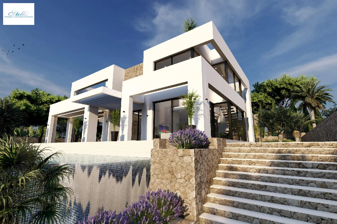 villa en Benissa en vente, construit 547 m², ano de construccion 2024, aire acondicionado, terrain 1347 m², 4 chambre, 3 salle de bains, piscina, ref.: AM-12239DA-9