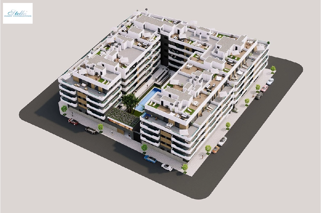 atico en Santa Pola en vente, construit 165 m², estado nuevo, 3 chambre, 2 salle de bains, piscina, ref.: HA-SPN-703-A04-7