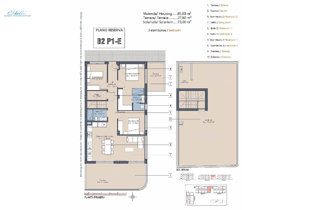 atico en Los Alcazares en vente, construit 175 m², estado nuevo, 3 chambre, 2 salle de bains, piscina, ref.: HA-LAN-432-A04-16