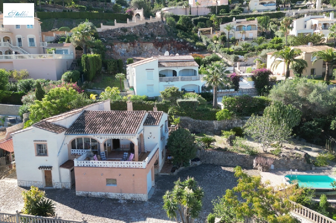 villa en Denia-La Sella en vente, construit 109 m², ano de construccion 1985, + calefaccion central, aire acondicionado, terrain 1003 m², 3 chambre, 2 salle de bains, piscina, ref.: JS-1624-3