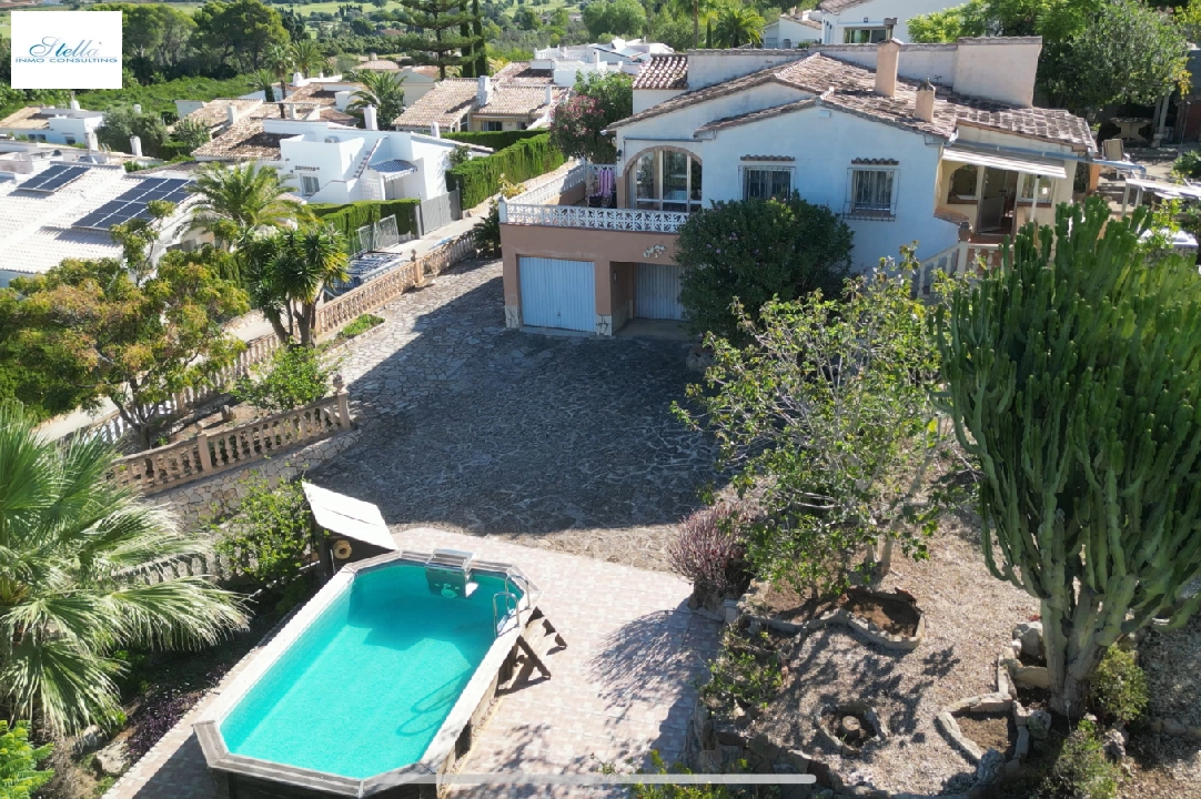 villa en Denia-La Sella en vente, construit 109 m², ano de construccion 1985, + calefaccion central, aire acondicionado, terrain 1003 m², 3 chambre, 2 salle de bains, piscina, ref.: JS-1624-4