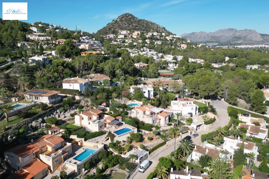 villa en Denia-La Sella en vente, construit 109 m², ano de construccion 1985, + calefaccion central, aire acondicionado, terrain 1003 m², 3 chambre, 2 salle de bains, piscina, ref.: JS-1624-9