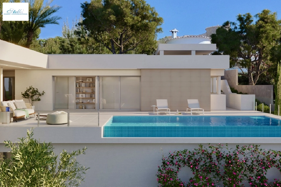 villa en Benitachell(La Cumbre del Sol) en vente, construit 430 m², aire acondicionado, terrain 825 m², 3 chambre, 3 salle de bains, piscina, ref.: CA-H-1809-AMB-7