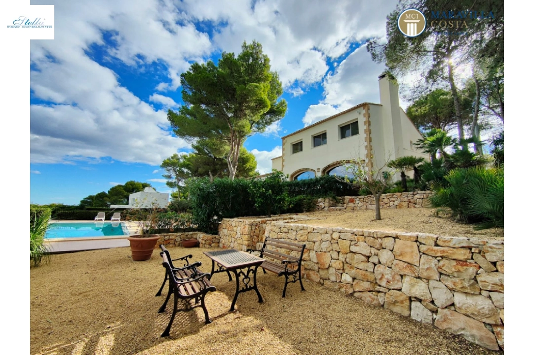 villa en Javea(Costa Nova) en vente, construit 378 m², + calefaccion suelo, aire acondicionado, terrain 3063 m², 5 chambre, 5 salle de bains, piscina, ref.: MV-P-2507-5