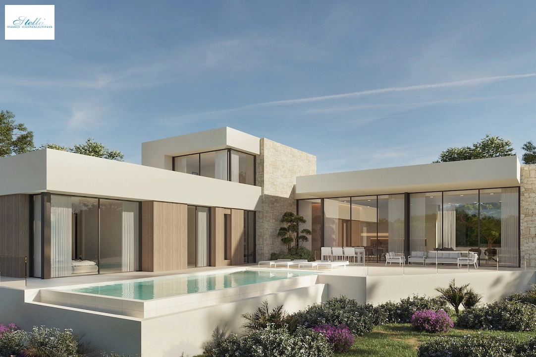 villa en Moraira(Moravit) en vente, construit 320 m², aire acondicionado, terrain 1035 m², 4 chambre, 4 salle de bains, piscina, ref.: CA-H-1811-AMB-2