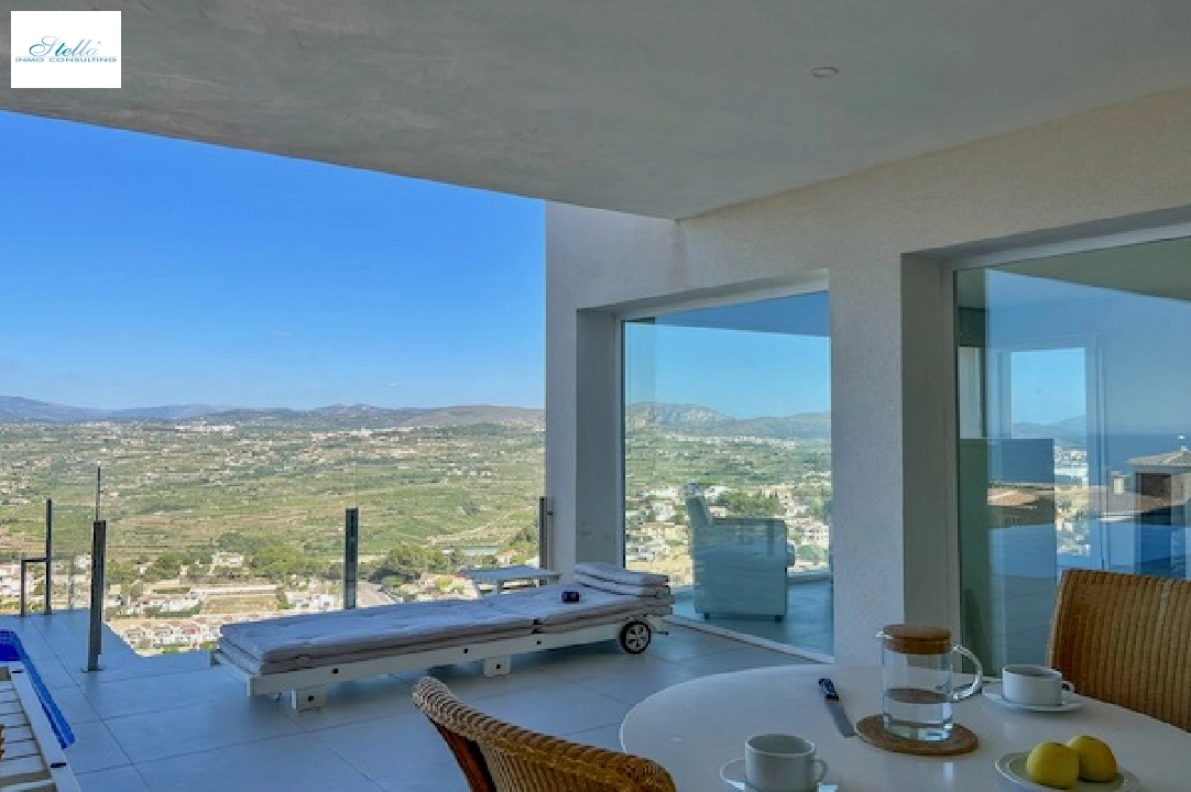 villa en Benitachell(La Cumbre del Sol) en vente, construit 140 m², aire acondicionado, terrain 1395 m², 2 chambre, 2 salle de bains, piscina, ref.: CA-H-1815-AMB-15