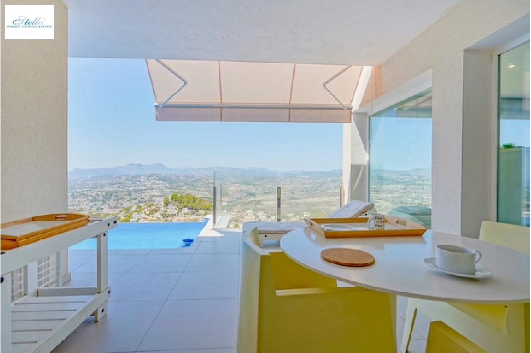 villa en Benitachell(La Cumbre del Sol) en vente, construit 140 m², aire acondicionado, terrain 1395 m², 2 chambre, 2 salle de bains, piscina, ref.: CA-H-1815-AMB-17