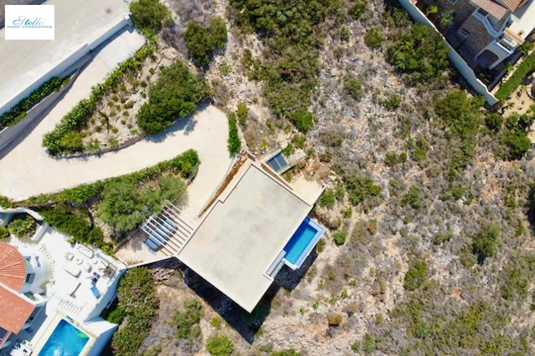 villa en Benitachell(La Cumbre del Sol) en vente, construit 140 m², aire acondicionado, terrain 1395 m², 2 chambre, 2 salle de bains, piscina, ref.: CA-H-1815-AMB-19