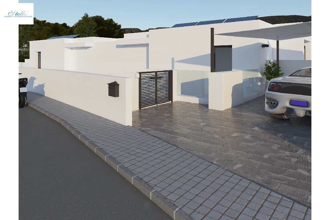 villa en Moraira(Benimeit) en vente, construit 178 m², aire acondicionado, terrain 508 m², 3 chambre, 3 salle de bains, piscina, ref.: CA-H-1820-AMB-3