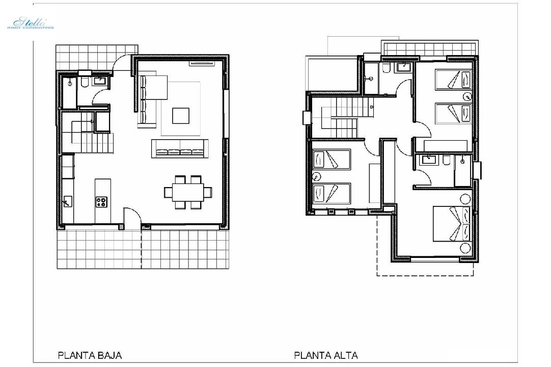 villa en Denia en vente, construit 155 m², estado nuevo, aire acondicionado, terrain 220 m², 3 chambre, 3 salle de bains, piscina, ref.: HA-DEN-110-E03-5