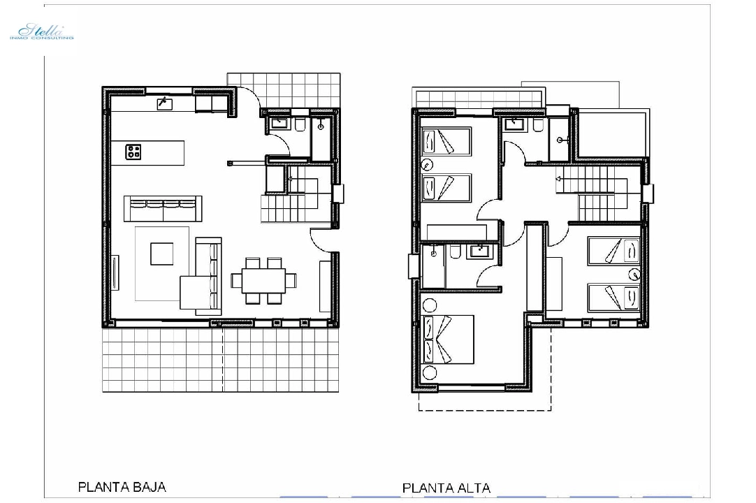 villa en Denia en vente, construit 155 m², estado nuevo, aire acondicionado, terrain 220 m², 3 chambre, 3 salle de bains, piscina, ref.: HA-DEN-110-E03-6