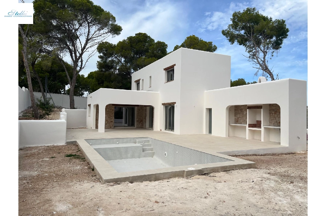 villa en Moraira(Cap Blanc) en vente, construit 180 m², aire acondicionado, terrain 1056 m², 3 chambre, 4 salle de bains, piscina, ref.: CA-H-1699-AMBI-3