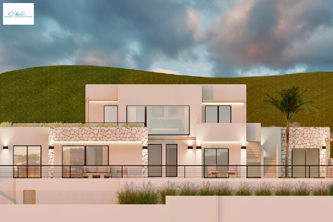 villa en Moraira(Pinar del Advocat) en vente, construit 265 m², terrain 810 m², 4 chambre, 3 salle de bains, piscina, ref.: CA-H-1822-AMBI-11