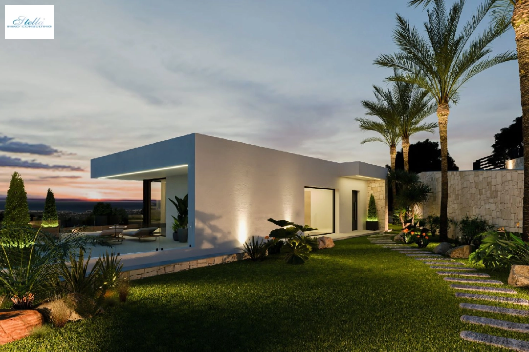 villa en Pedreguer en vente, construit 184 m², aire acondicionado, terrain 1632 m², 3 chambre, 3 salle de bains, piscina, ref.: UM-UV-MERAK-II-13