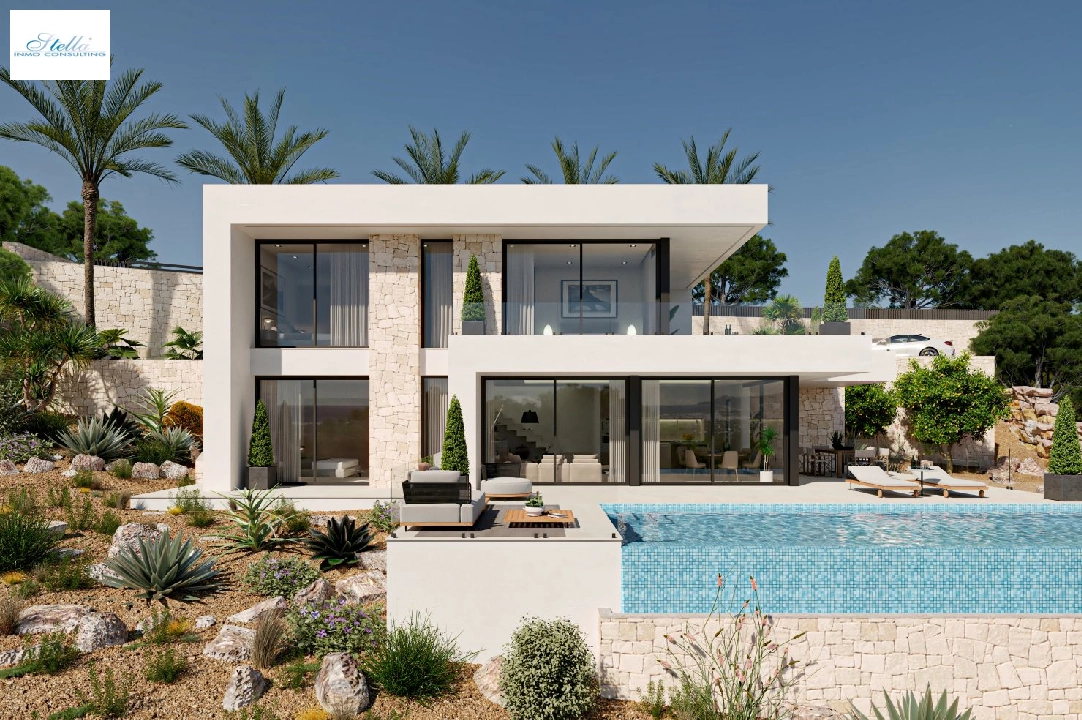 villa en Pedreguer en vente, construit 184 m², aire acondicionado, terrain 1632 m², 3 chambre, 3 salle de bains, piscina, ref.: UM-UV-MERAK-II-2