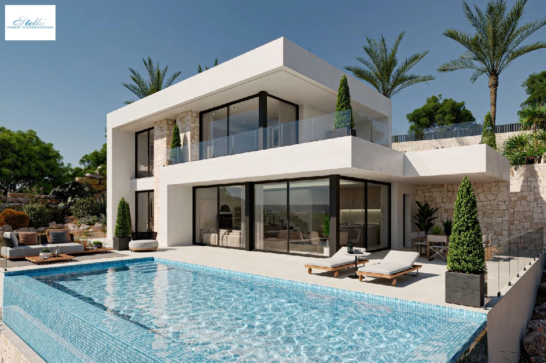 villa en Pedreguer en vente, construit 184 m², aire acondicionado, terrain 1632 m², 3 chambre, 3 salle de bains, piscina, ref.: UM-UV-MERAK-II-3