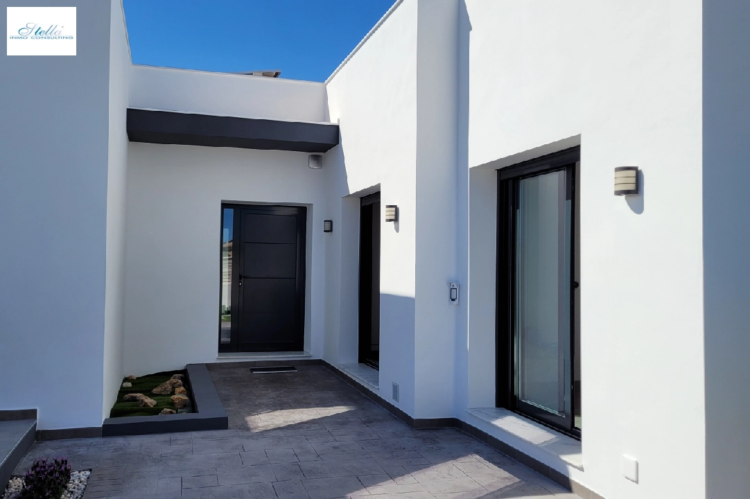 villa en Els Poblets en vente, construit 158 m², ano de construccion 2018, estado como nuevo, + KLIMA, aire acondicionado, terrain 500 m², 3 chambre, 2 salle de bains, piscina, ref.: MG-0824-8