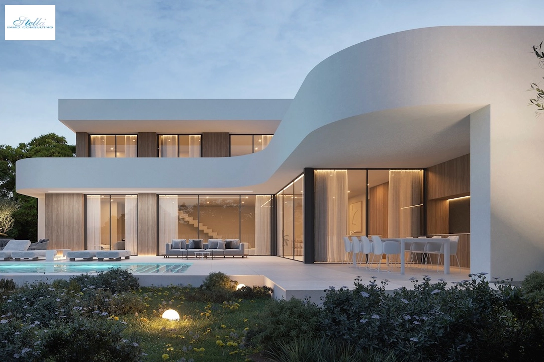 villa en Moraira(La Sabatera) en vente, construit 310 m², aire acondicionado, terrain 1048 m², 4 chambre, 3 salle de bains, piscina, ref.: CA-H-1825-AMB-6