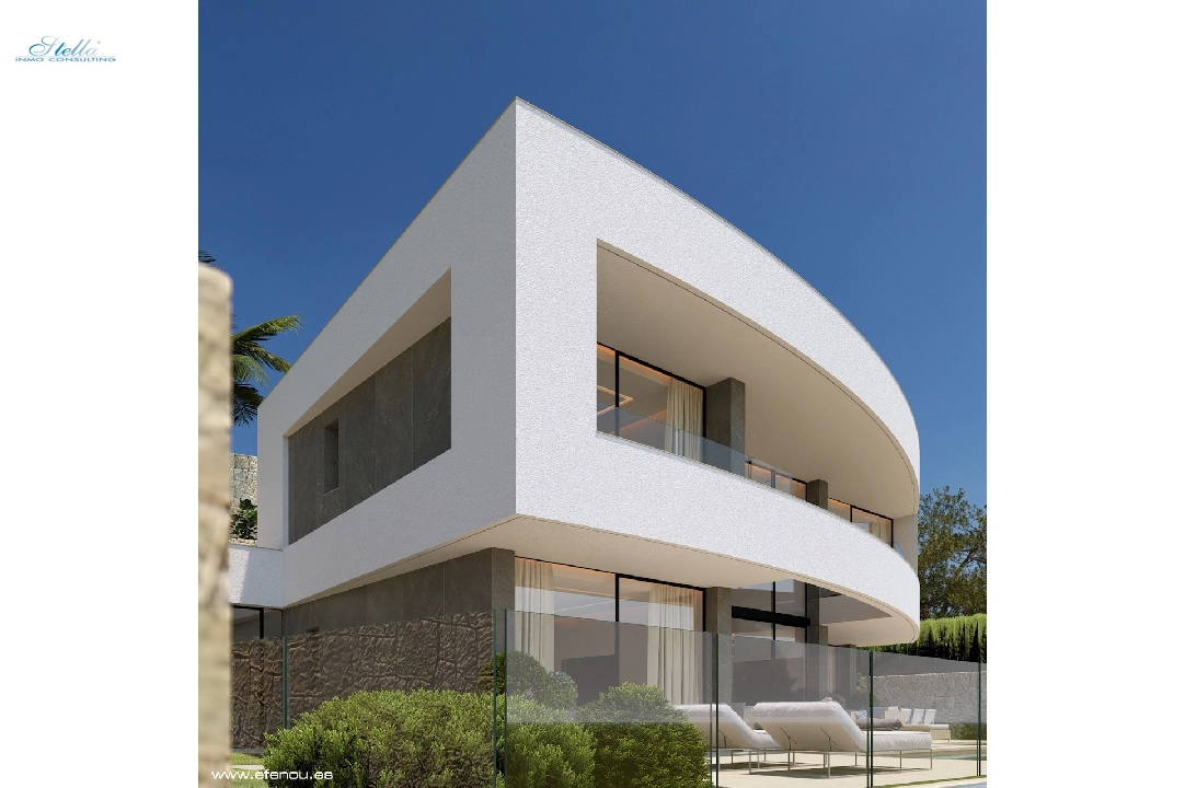 villa en Calpe(Empedrola) en vente, construit 335 m², aire acondicionado, terrain 1042 m², 4 chambre, 4 salle de bains, piscina, ref.: CA-H-1826-AMB-9