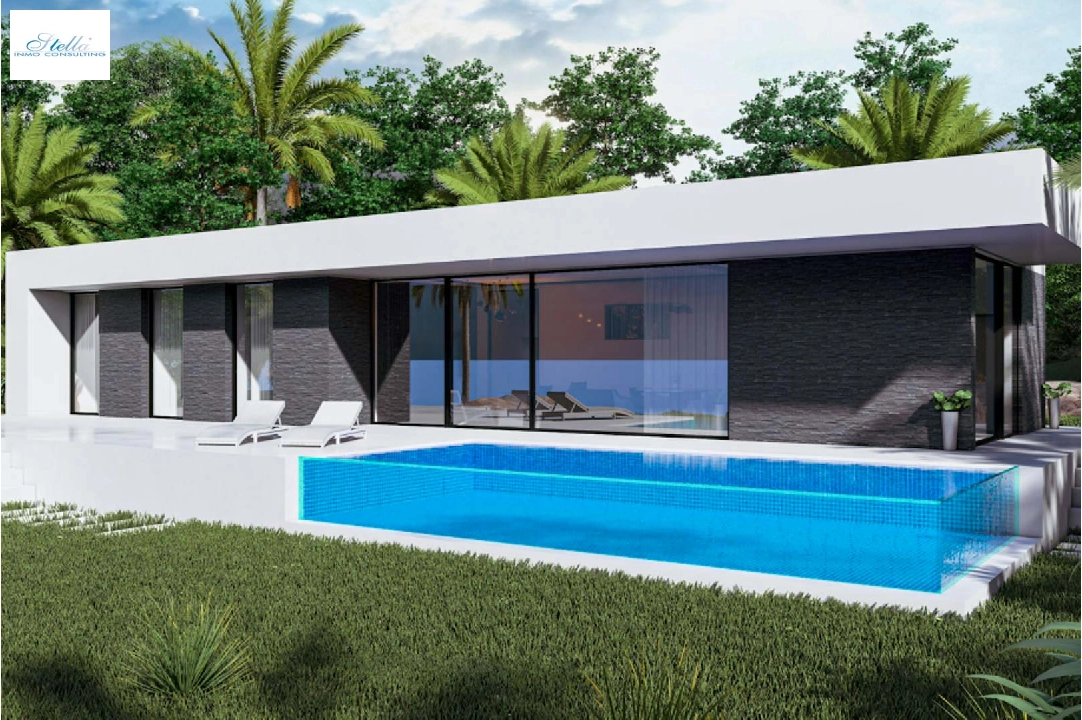 villa en Pedreguer en vente, construit 160 m², ano de construccion 2024, + KLIMA, aire acondicionado, terrain 1000 m², 3 chambre, 2 salle de bains, piscina, ref.: BP-8215PED-2