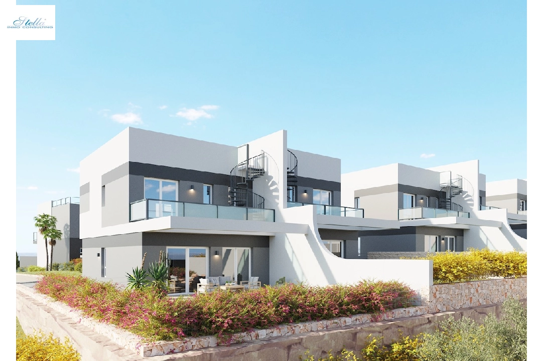 casa de pueblo en Finestrat(Finestrat) en vente, construit 128 m², aire acondicionado, terrain 275 m², 4 chambre, 2 salle de bains, piscina, ref.: CA-B-1828-AMB-1