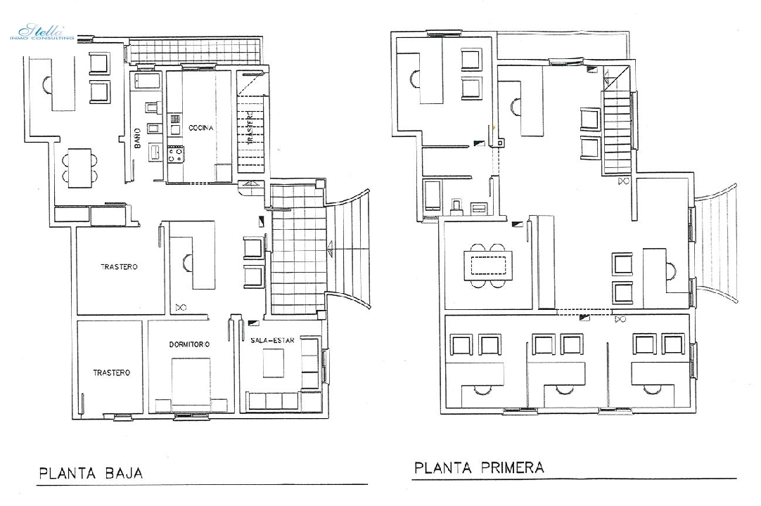 villa en San Fulgencio en vente, construit 216 m², estado bien cuidado, aire acondicionado, terrain 268 m², 5 chambre, 2 salle de bains, ref.: HA-M-SC-OFI-19