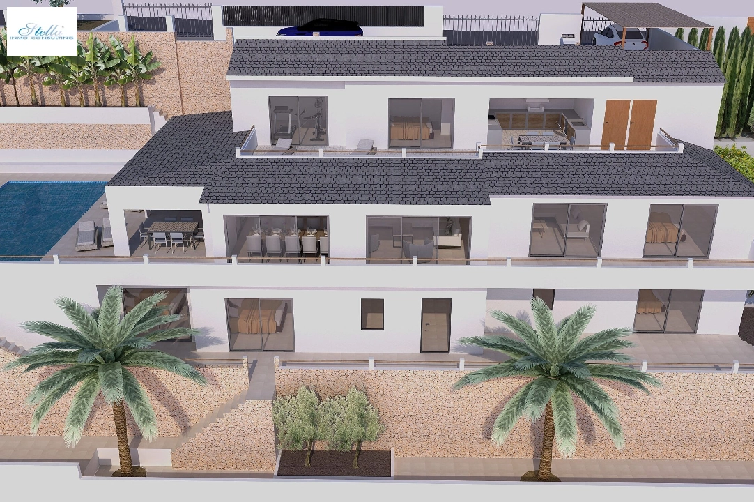 villa en Javea en vente, construit 320 m², aire acondicionado, terrain 800 m², 5 chambre, 4 salle de bains, piscina, ref.: BP-4447JAV-22