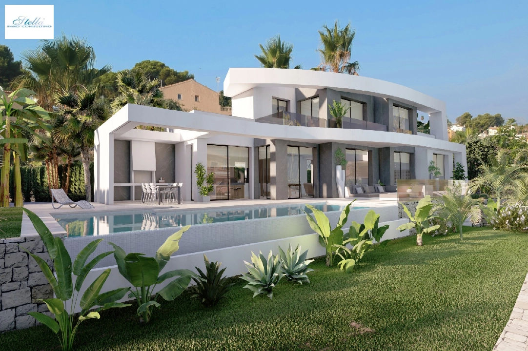 villa en Benissa(La Fustera) en vente, construit 621 m², aire acondicionado, terrain 1250 m², 4 chambre, 6 salle de bains, piscina, ref.: CA-H-1834-AMB-1