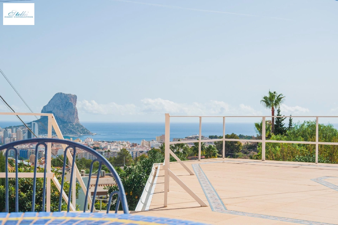 villa en Calpe(Cucarres) en vente, construit 210 m², aire acondicionado, terrain 800 m², 5 chambre, 4 salle de bains, piscina, ref.: COB-3485-10535-3