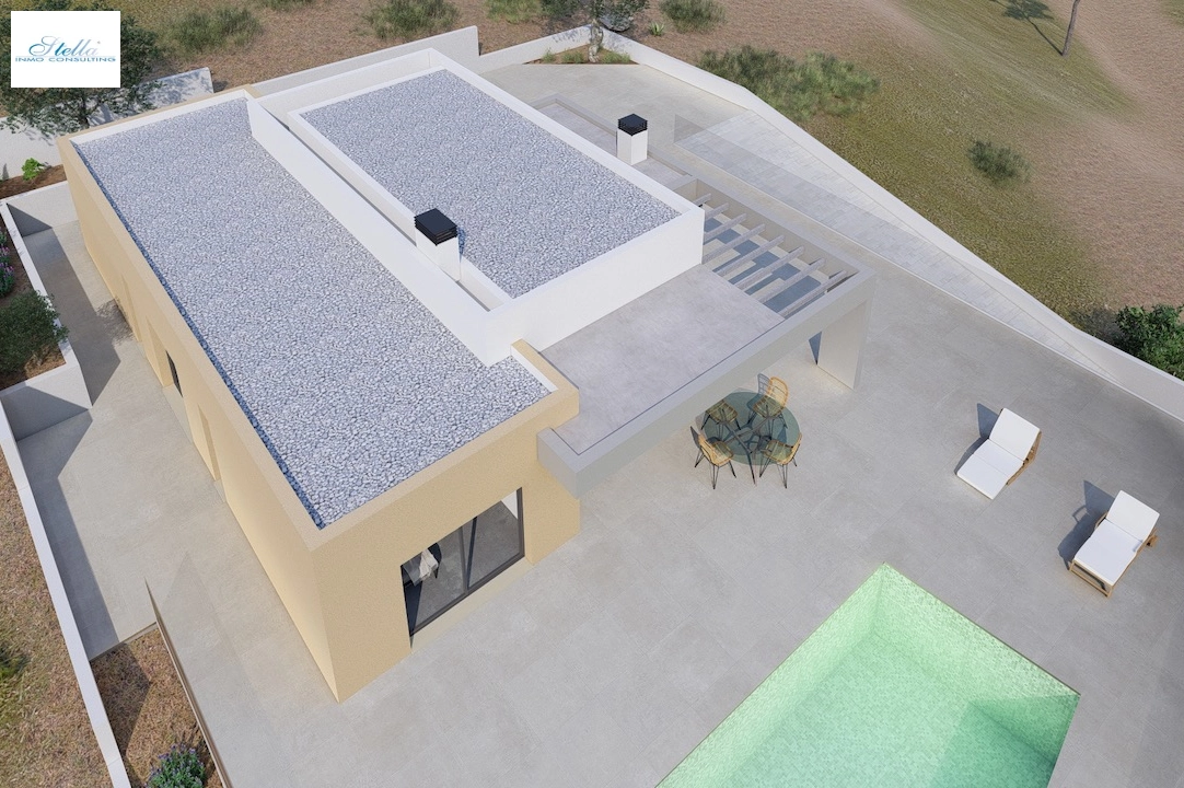 villa en Benitachell(Raco de Nadal) en vente, construit 145 m², aire acondicionado, terrain 700 m², 3 chambre, 2 salle de bains, piscina, ref.: CA-H-1831-AMB-8