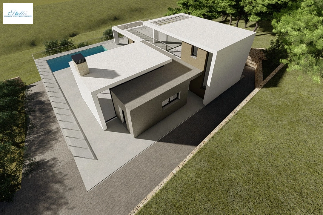 villa en Benitachell(Raco de Nadal) en vente, construit 180 m², aire acondicionado, terrain 700 m², 4 chambre, 3 salle de bains, piscina, ref.: CA-H-1832-AMB-4