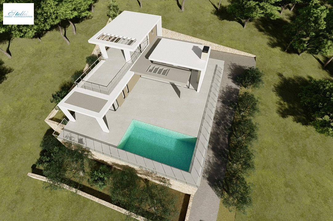 villa en Benitachell(Raco de Nadal) en vente, construit 180 m², aire acondicionado, terrain 700 m², 4 chambre, 3 salle de bains, piscina, ref.: CA-H-1832-AMB-5