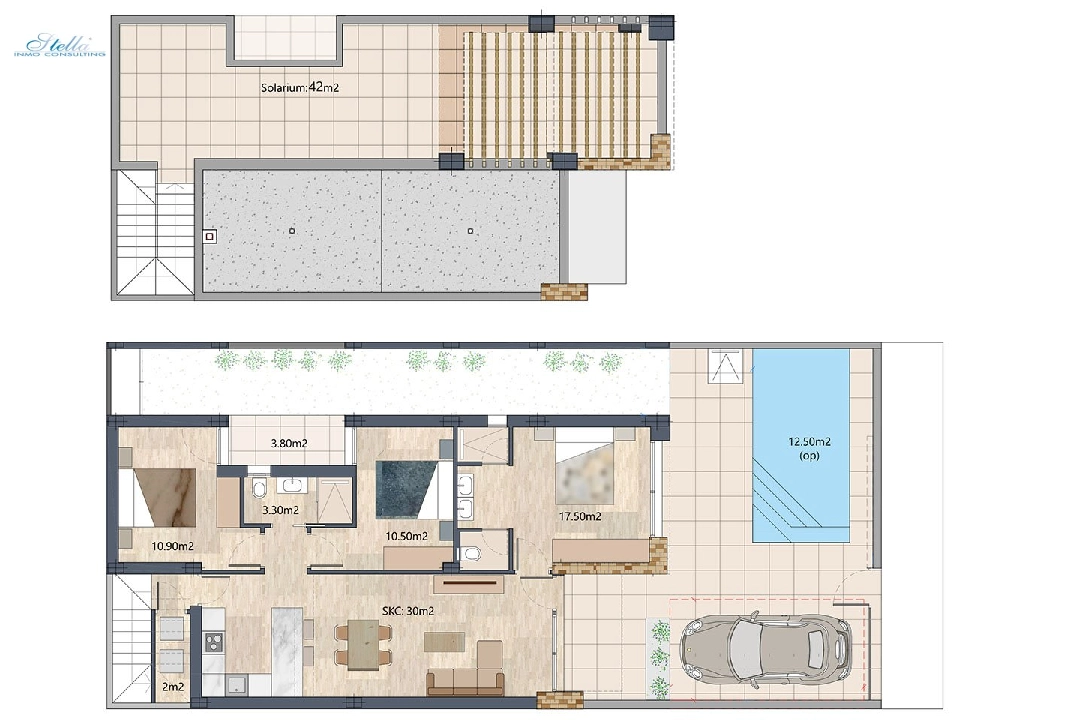 villa en San Fulgencio en vente, construit 125 m², estado nuevo, terrain 173 m², 3 chambre, 2 salle de bains, ref.: HA-SFN-130-E01-10