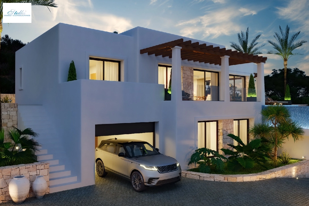 villa en Benissa en vente, construit 256 m², aire acondicionado, terrain 1009 m², 4 chambre, 4 salle de bains, piscina, ref.: UM-UV-IFACH-11