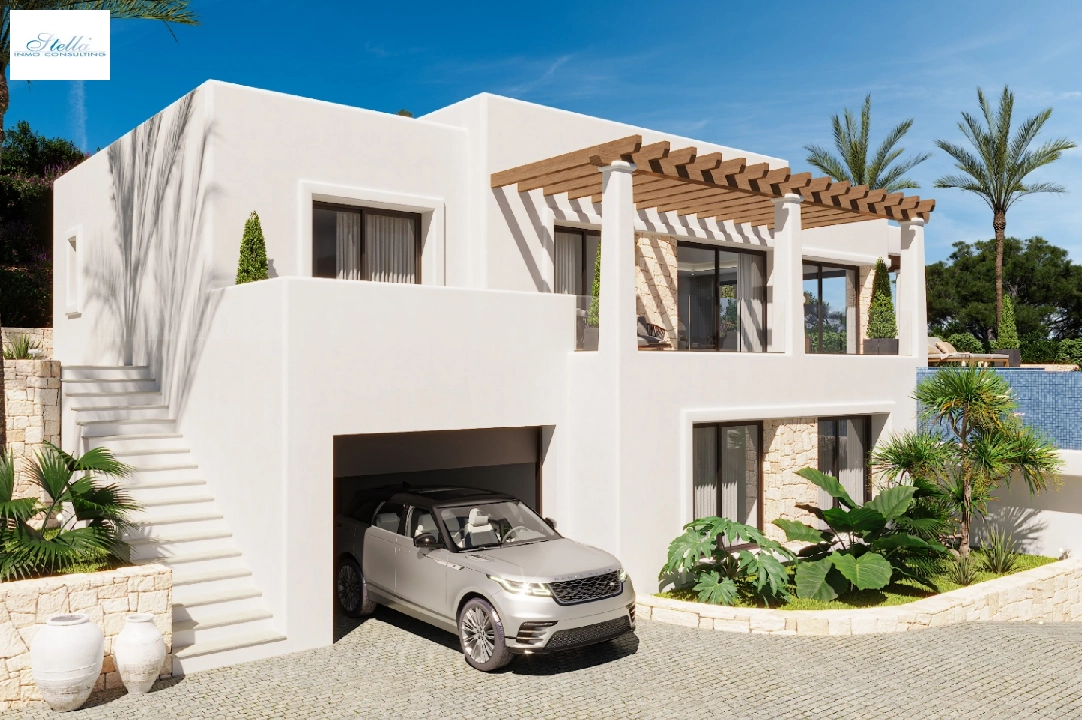 villa en Benissa en vente, construit 256 m², aire acondicionado, terrain 1009 m², 4 chambre, 4 salle de bains, piscina, ref.: UM-UV-IFACH-3