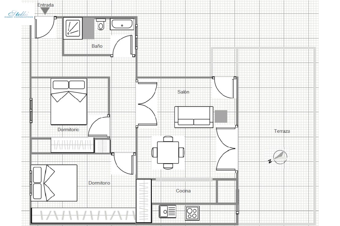 atico en Pego en vente, construit 64 m², ano de construccion 2007, + KLIMA, aire acondicionado, 2 chambre, 1 salle de bains, ref.: O-V92714-26