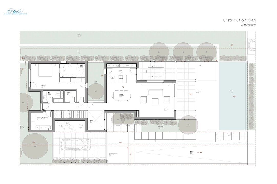 villa en Moraira(Benimeit) en vente, construit 319 m², aire acondicionado, terrain 1000 m², 3 chambre, 3 salle de bains, piscina, ref.: CA-H-1840-AMB-6