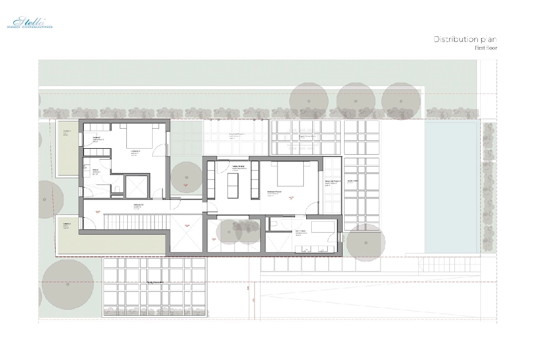 villa en Moraira(Benimeit) en vente, construit 319 m², aire acondicionado, terrain 1000 m², 3 chambre, 3 salle de bains, piscina, ref.: CA-H-1840-AMB-7