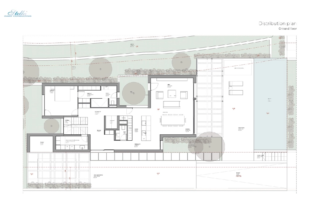 villa en Moraira(Benimeit) en vente, construit 300 m², aire acondicionado, terrain 1000 m², 3 chambre, 3 salle de bains, piscina, ref.: CA-H-1841-AMB-6