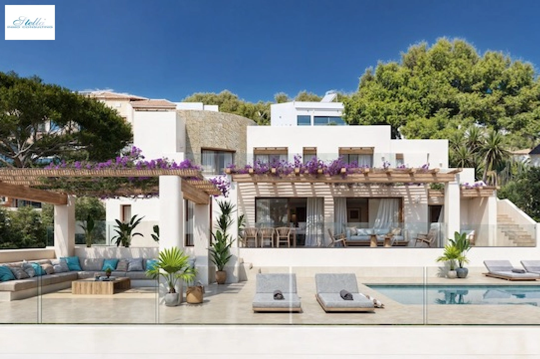 villa en Moraira(San Jaime) en vente, construit 333 m², aire acondicionado, terrain 1330 m², 5 chambre, 5 salle de bains, piscina, ref.: CA-H-1842-AMBI-2