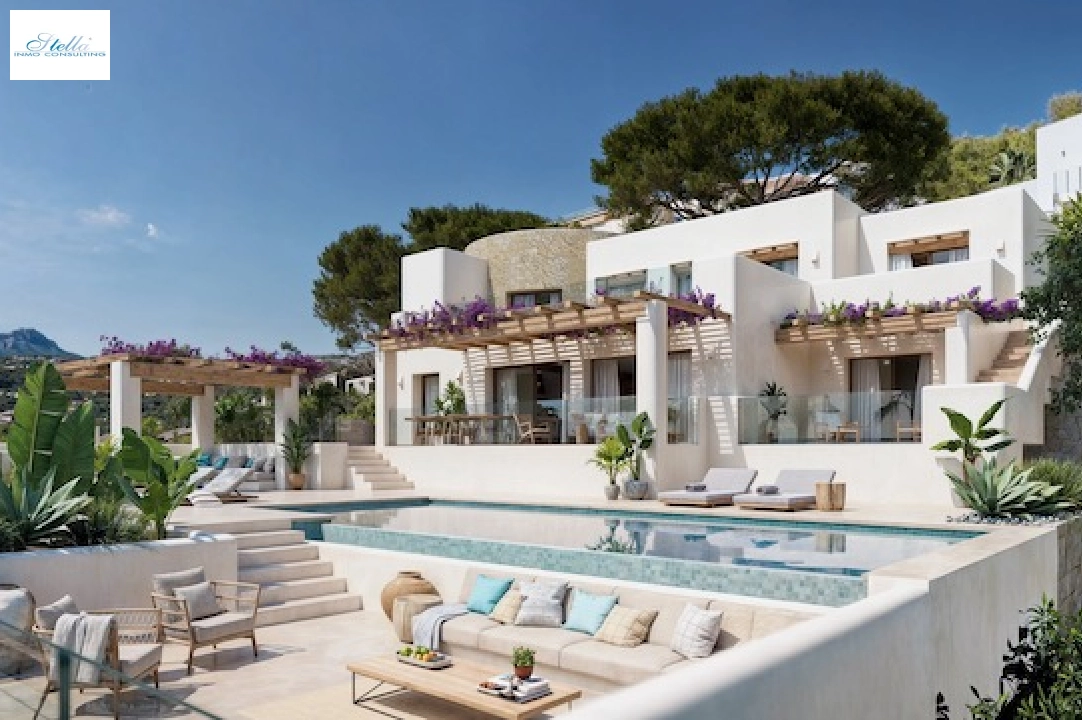 villa en Moraira(San Jaime) en vente, construit 333 m², aire acondicionado, terrain 1330 m², 5 chambre, 5 salle de bains, piscina, ref.: CA-H-1842-AMBI-9