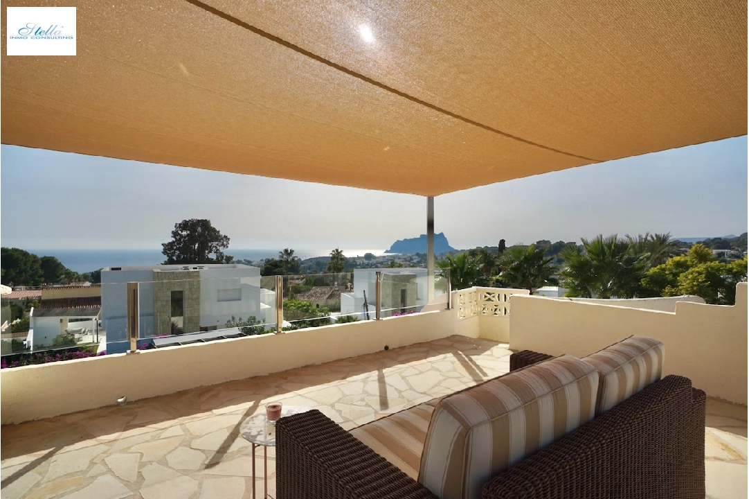 villa en Benissa(Montemar) en vente, construit 165 m², terrain 823 m², 3 chambre, 2 salle de bains, piscina, ref.: CA-H-1845-AMB-6