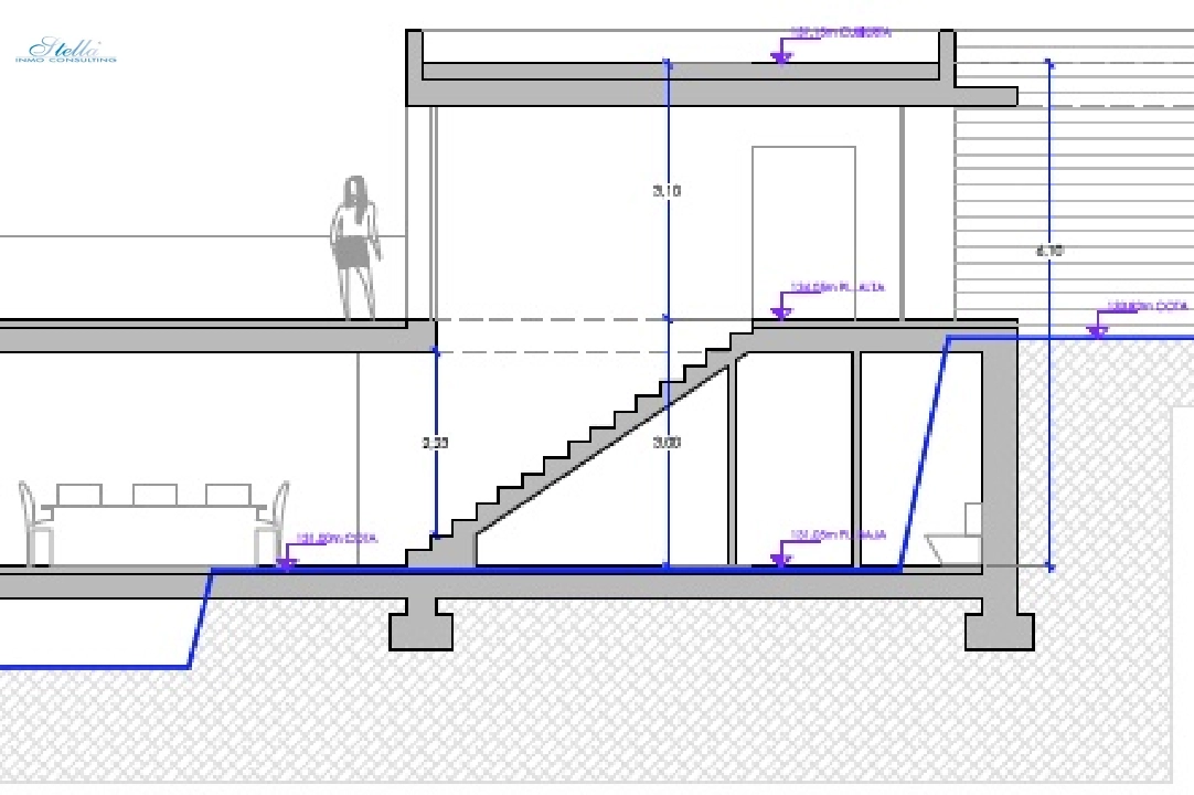 villa en Benissa(San Jaime) en vente, construit 175 m², aire acondicionado, terrain 1249 m², 3 chambre, 2 salle de bains, piscina, ref.: CA-H-1848-AMBI-3