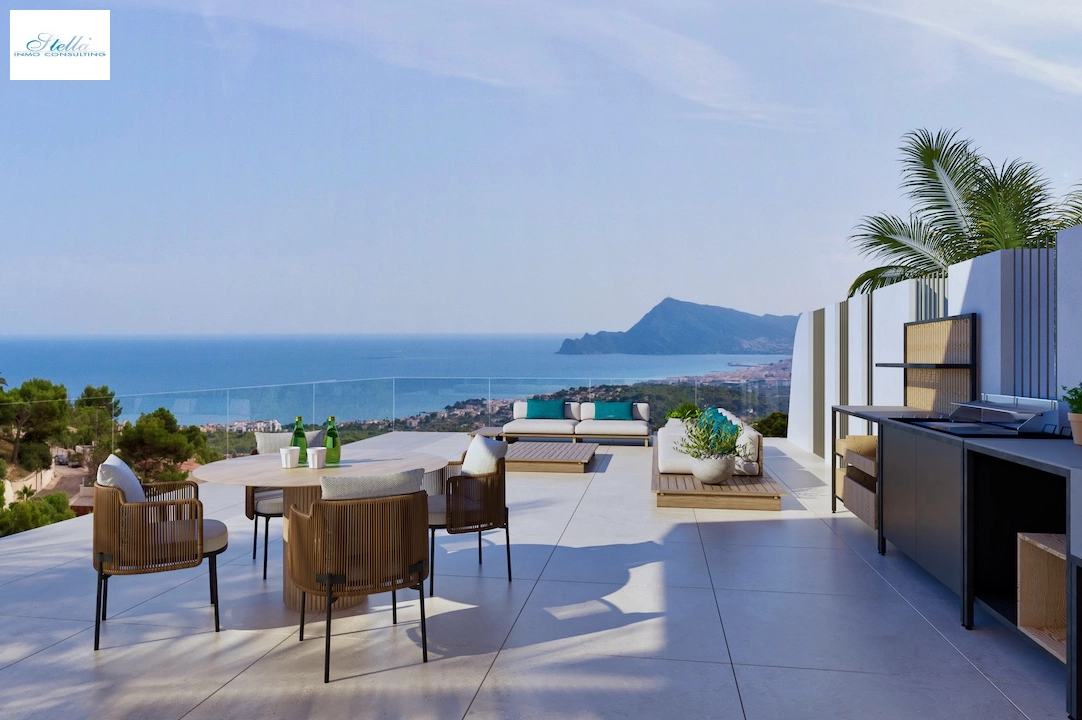 villa en Altea(Altea) en vente, construit 479 m², aire acondicionado, terrain 1383 m², 4 chambre, 4 salle de bains, piscina, ref.: CA-H-1853-AMB-2